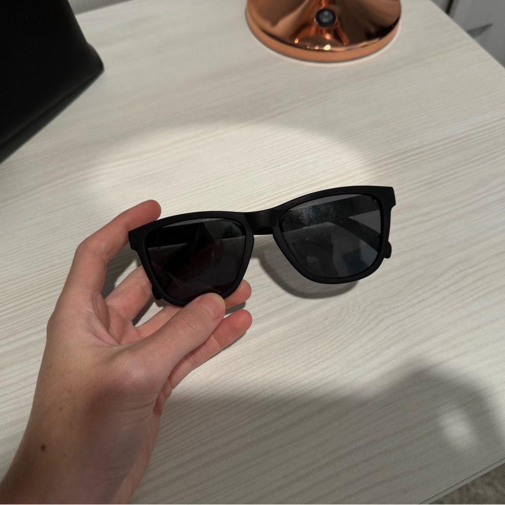Black goodr sunglasses, black sunglasses, classic sunglasses
